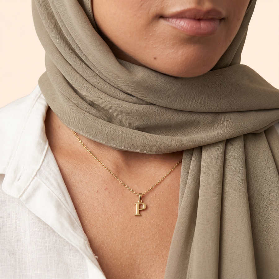 Initial Letter Necklace