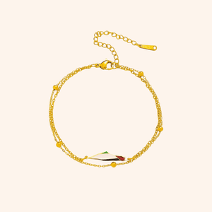 Noor Palestine Map Bracelet
