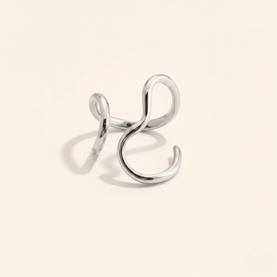 Noor Infinity Wave Ring