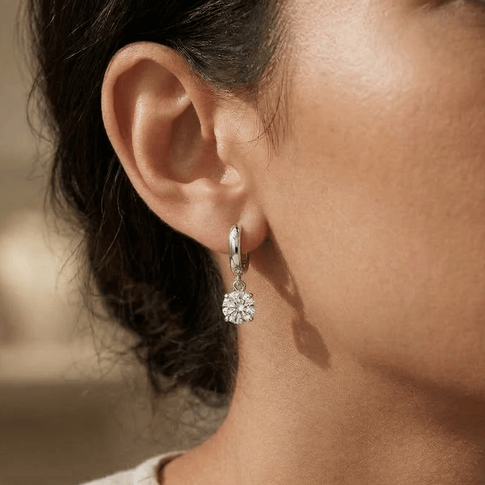Rania Moissanite Studs