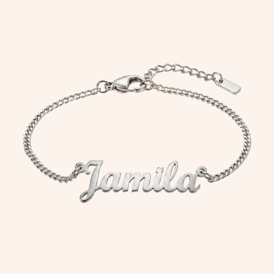 English Custom Name Bracelet